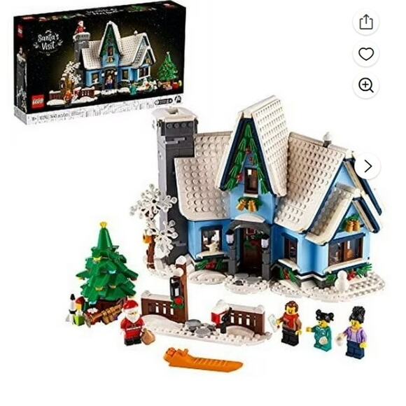 LEGO Icons Santa’s Visit 10293 Christmas House, NIB - Picture 2 of 7